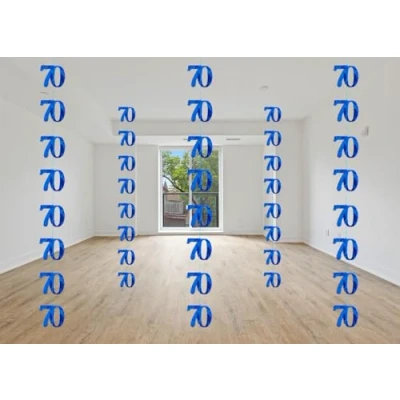Image of SHATCHI Age Hanging String 13th 90th Glitz Anniversary Birthday Metallic Shiny Foil Banner Party Door Wall Decorations Pack of 6, Blue