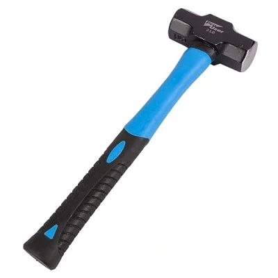 Image of Blue 3lb Carbon Steel Sledgehammer By Pro User