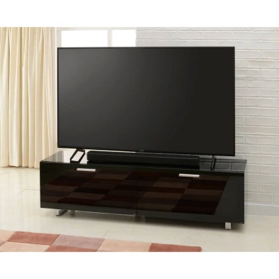 Image of TTAP Sorrento 1600 mm TV Stand Gloss Black, Black