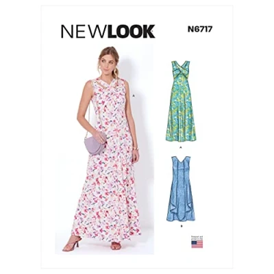 Image of New Look UN6717A Misses&#039; Knit Dresses A (8 10 12 14 16 18)