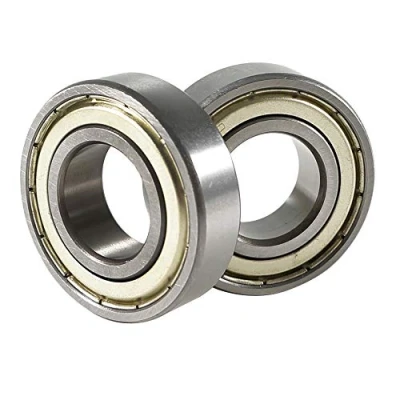 Image of Deep Groove Ball Bearing Steel Bearings (12mm x 32mm 10mm, Pack of 2)