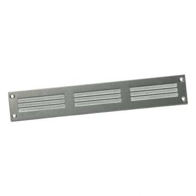 Image of 300x50mm / 12x2&quot; inch Galvanised Metal Air Vent Grille Cover with Insect Mesh Ventilation