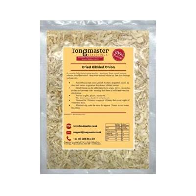 Image of Dried Dehydrated Onion Kibbled, Flakes, Chopped 250g