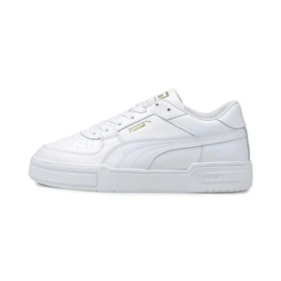 Image of Puma CA PRO Classic Unisex Trainers, Size: 6.5, White Leather