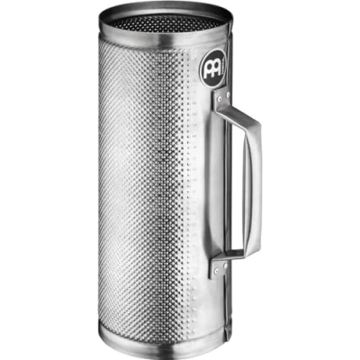 Image of Meinl Percussion Merengue Güira Instrument Large Hollow Scraper With Handle Including Steel, Silver (MGU1)