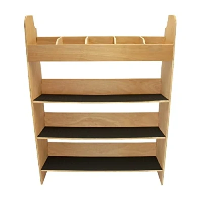 Image of Van Racking Transit Custom SWB LWB 12mm Thick Plywood Toolbox Storage Rack Shelving Tool Organiser Unit Caddy Drivers Side RHD LHD 136cm H x 102cm W 30cm D FREE Non Slip Rubber Mats