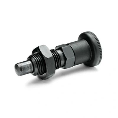 Image of Ganter Normelemente GN 817 10 12 BK Locking Bolts Without Lock, Black, Rastweg l1: 12mm