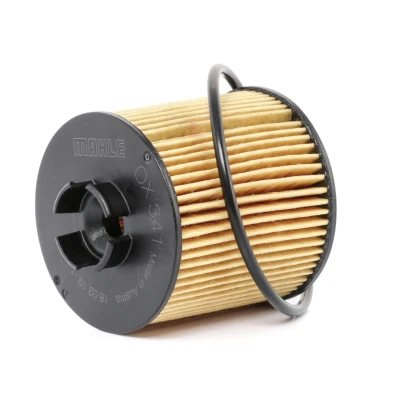 Image of 70327027, OX341DECO Oil Filter MAHLE ORIGINAL OX 341D Insert VOLKSWAGEN: Golf 5, Polo IV Hatchback, Transporter SEAT: Ibiza 4
