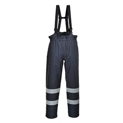 Image of Portwest Bizflame Rain FR Multi Protection Trouser Navy 3XL