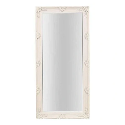 Image of Barcelona Trading Large Cream Vintage Antique Style Shabby Chic Leaner/Wall Mirror, Beige, 168x79