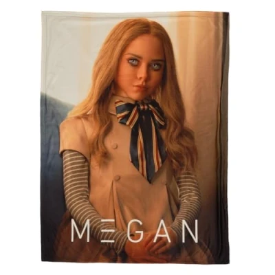 Image of Franco M3GAN Bedding Super Soft Plush Throw, 46 in x 60 in, (Officially Licensed Product) Collectibles