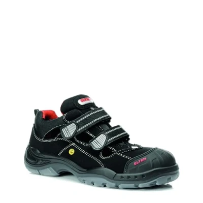 Image of Elten 726661 47 Safety Sandals &quot;Scott Pro&quot; ESD S1P, Size 12, Black/Grey