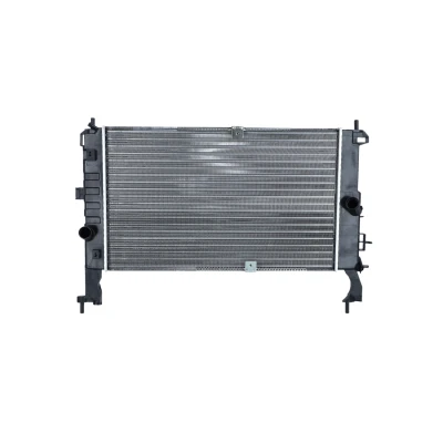 Image of 1300260, 13148295 Engine radiator NRF 53475A Aluminium 600mm 378mm 34mm Mechanically jointed cooling fins VAUXHALL: Meriva Mk1