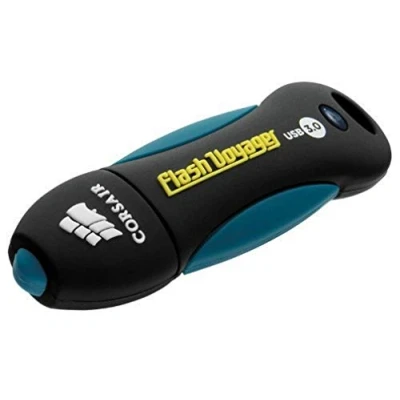 Image of Corsair 64 GB USB 3.0 High Speed Flash Drive, Black &amp; Blue