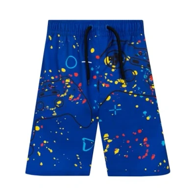 Image of Harry Bear Boys Swimming Trunks Gaming Swim Shorts Swimwear Beach Blue 6 7 Years