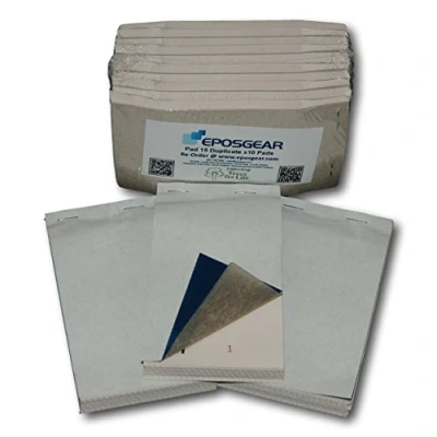 Image of EPOSGEAR Duplicate Carbon Copy Restaurant Cafe Takeaway Pub Food Waiter Waitress Numbered Order Pads 76mm x 140mm (10)