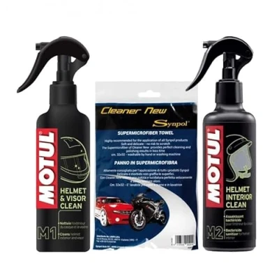 Image of Motul Helmet Cleaning Kit M1 &amp; Visor + M2 Interior Cleaner New 32x32
