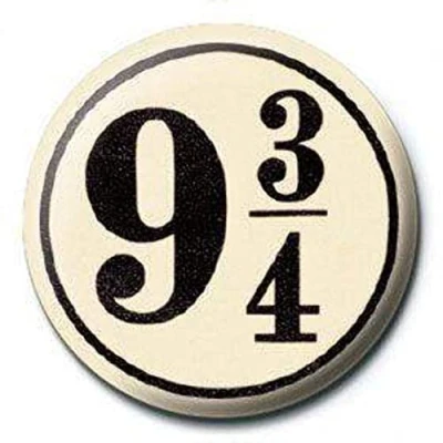 Image of Harry Potter 9 3/4 Badge