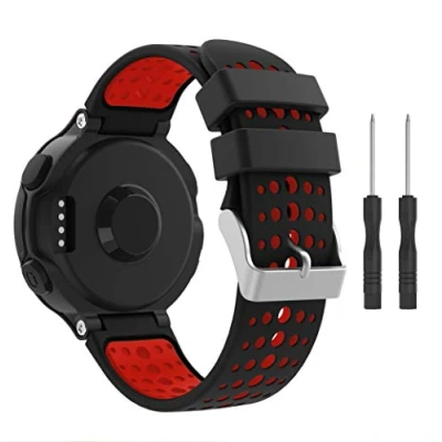 Image of Compatible Garmin Forerunner 235 Strap, Soft Silicone Sport Band Special Camouflage Design Replacement Watch Wristband for 235/220 / 230/620 630/735 Smart