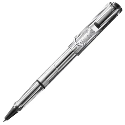 Image of Lamy safari vista rollerball Pen with ergonomic grip &amp; line width M for pleasant long writing made of robust ASA plastic including refill 63 in blue
