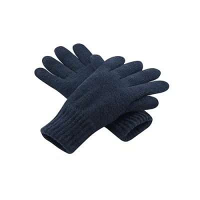 Image of Beechfield Unisex B495 Classic Thinsulate Gloves, Navy Blue, Small/Medium