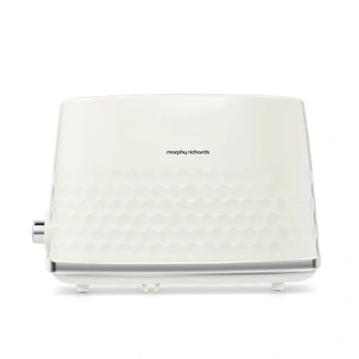 Image of Morphy Richards Hive Cream 2 Slice Toaster Gloss Finish Plastic Slot 220032