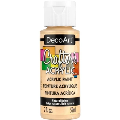 Image of DecoArt Acrylic Paint, Natural Beige (Flesh), 59 ml (Pack of 1)