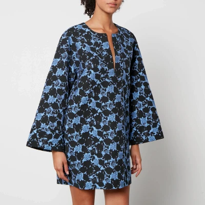 Image of Baum Und Pferdgarten Abu Floral Jacquard Mini Dress EU 38/UK 10