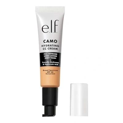 Image of e.l.f. Hydrating Camo CC Cream, Colour Correcting Full Coverage Foundation For A Dewy Finish With SPF 30, Vegan &amp; Cruelty Free, Light 250W