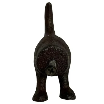 Image of Selections Cast Iron Dog Tail Hooks for Coats