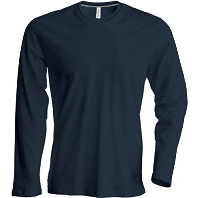 Image of Kariban NoTrash2003 Long Sleeved Crew Neck T Shirt, Easy to Wear in 20 Colours and Sizes S, M, L, XL, 2XL, 3XL 4XL Medium