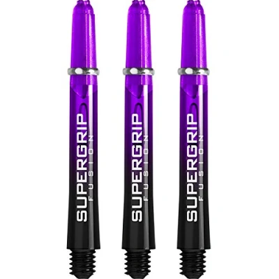 Image of Harrows Supergrip Fusion Stems with Machined Rings Tweenie 1 set (3) (Black &amp; Purple)