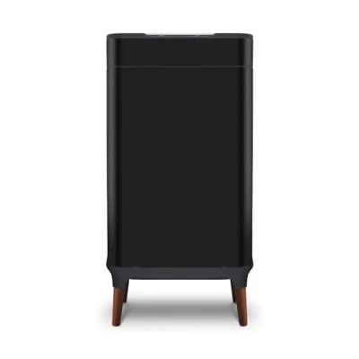 Image of Tower T938022BLK Ozone Sensor Bin with Legs, Large 65L, Hands Free Opening, Carbon Filter, Black
