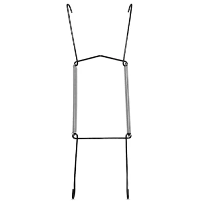 Image of WINSOME Invisible Plate Hangers for Wall Decorative Dish Display Holders Hanging Wires Spring Hook Holder Fit to Hang on (Black Hanger, 36 46 cm (14 18 Inch))