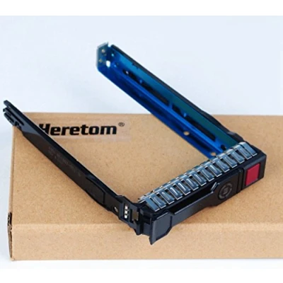 Image of Heretom 2.5&quot; SFF SAS/SATA HDD Tray Caddy REV 4.010 for HP Proliant 651687 001 651699 G8 Gen8 G9 Gen9 DL380p DL360p ML310e ML350p ML110 DL160 DL385p ML350 DL380e and More with 4 Screws