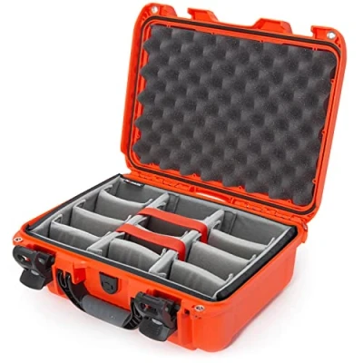 Image of Nanuk 920 Waterproof Hard Case with Padded Dividers Orange