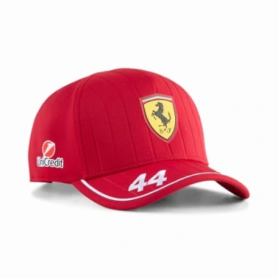 Image of PUMA Scuderia Ferrari F1 2025 Lewis Hamilton Cap Red One Size Fits Most