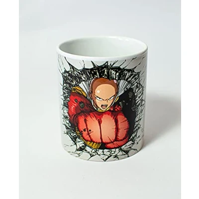Image of Mug One Punch Man Rompe Saitama