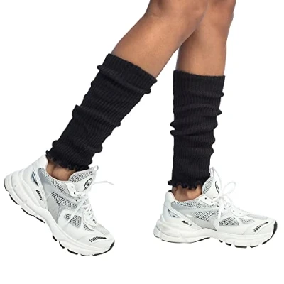 Image of Boland 1750 Leg Warmers Adult, Black, One Size