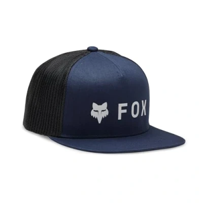 Image of Fox Racing Men&#039;s Absolute Mesh Trucker Midnight Blue Snapback Hat
