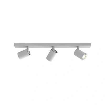 Image of Ascoli Triple Bar Textured White Spotlight Astro
