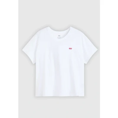 Image of Levi&#039;s Plus THE Perfect TEE Basic Tshirt, Women&#039;s, Size: 22/24, White