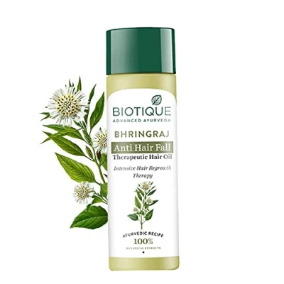 Image of Biotique Bio Bhringraj Therapeutic Oil For Falling Hair Regrowth Treatment 200ml
