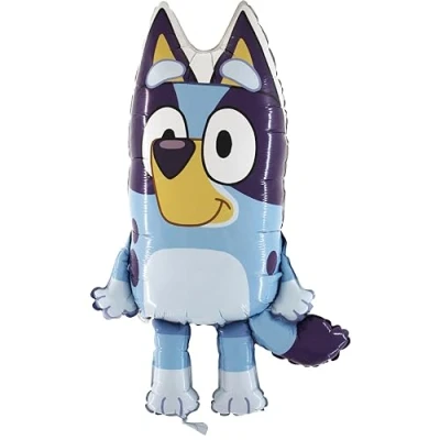 Image of Toyland® 81cm (32&quot;) Bluey Shaped Character Foil Balloon Kids Party Balloons