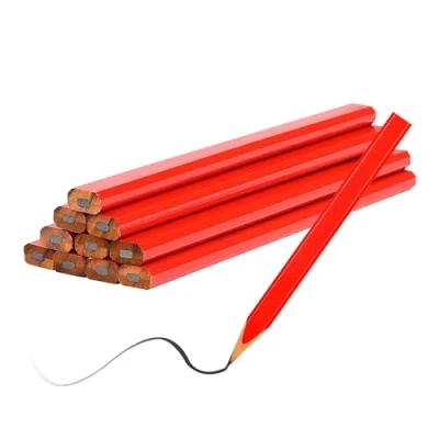Image of G4GADGET 8 x Carpenter Pencil Joiner Toolbox Contractor Woodwork Approx Length 175mm (7&quot;) Per