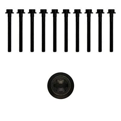 Image of 7758731x10 Cylinder Head Bolt Kit AJUSA 81017900 Female Splined (Ribe CV ) 10 LANCIA: DELTA 2, FIAT: Doblo I Cargo