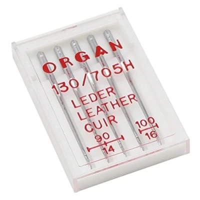Image of Alfa organ Sewing Machine Needles, Leather nº90 Nº100, Stainless Steel