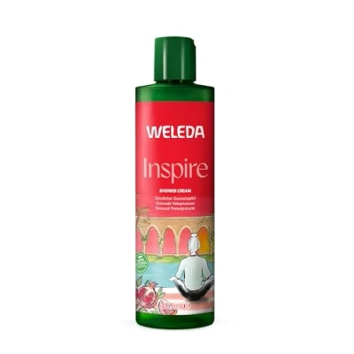 Image of Inspire Shower Gel with Pomegranate, Body wash natural essential oils​, For Men &amp; Women, Dermatologically tested, Vegan, 96% Recycled Packaging, 400ml