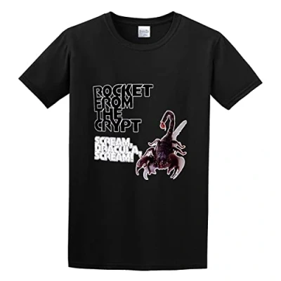 Image of Men&#039;s Rocket from The Cryp Scream Dracula Cotton T Shirt M Black