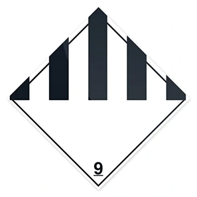Image of Fixman 343291 ADR Dangerous Goods Regulation Sign 250 x 250mm